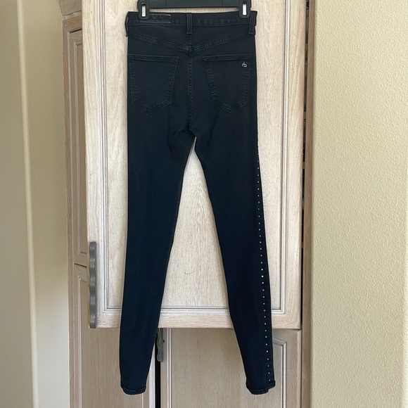 Rag & Bone Studded Black Jean - Picture 6 of 8